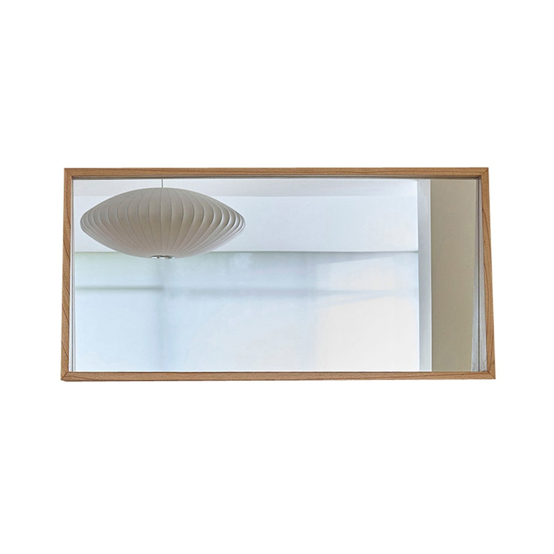 FIFTIES - Miroir en mindi massif 135x67 cm