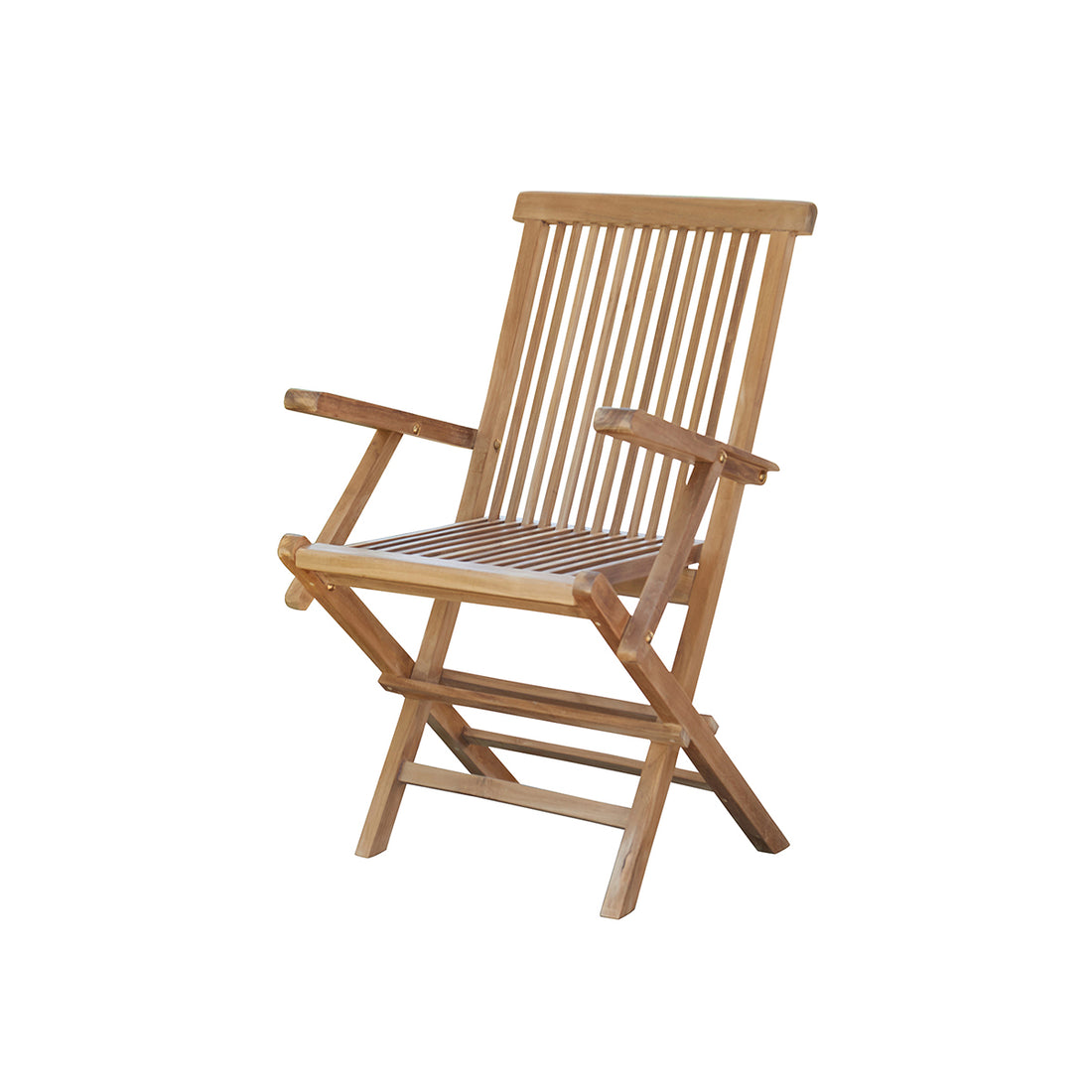 MIDLAND - Fauteuil de jardin en teck massif pliant