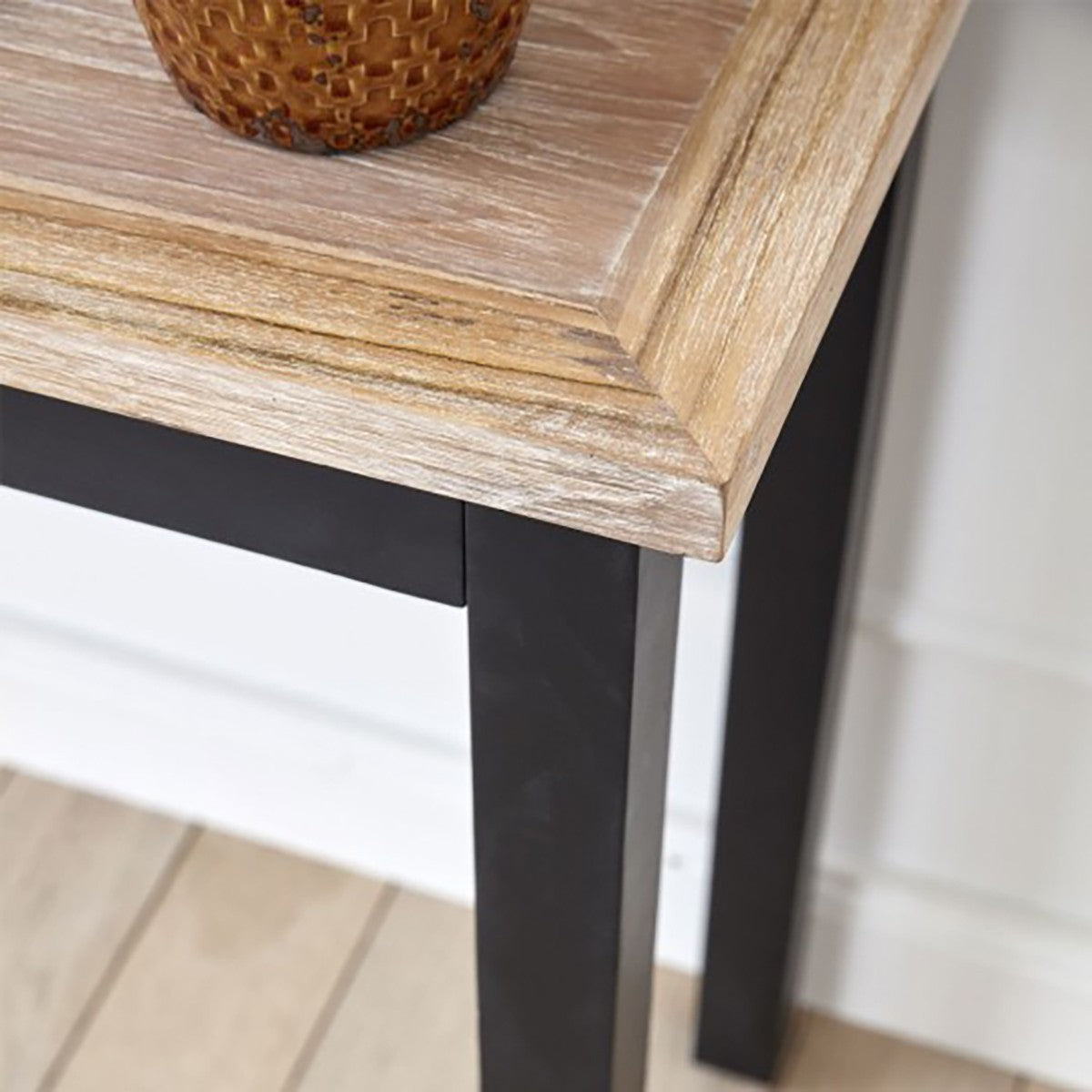 LONDRES - Console en acajou et teck massif 120 cm
