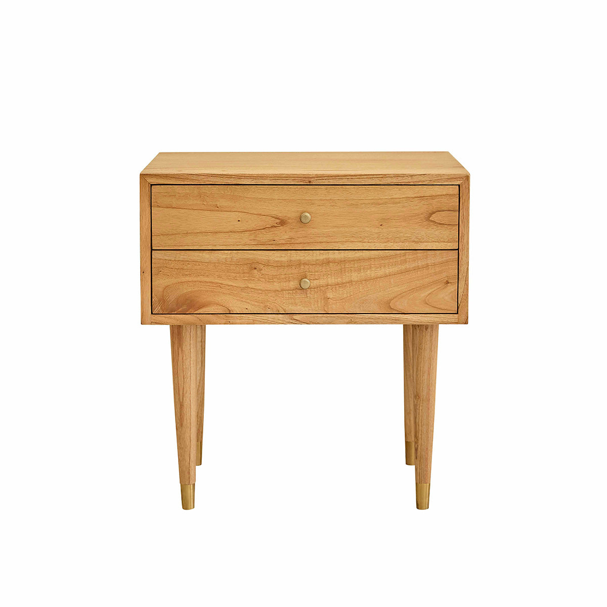 PIA - Table de chevet en mindi massif 60 cm