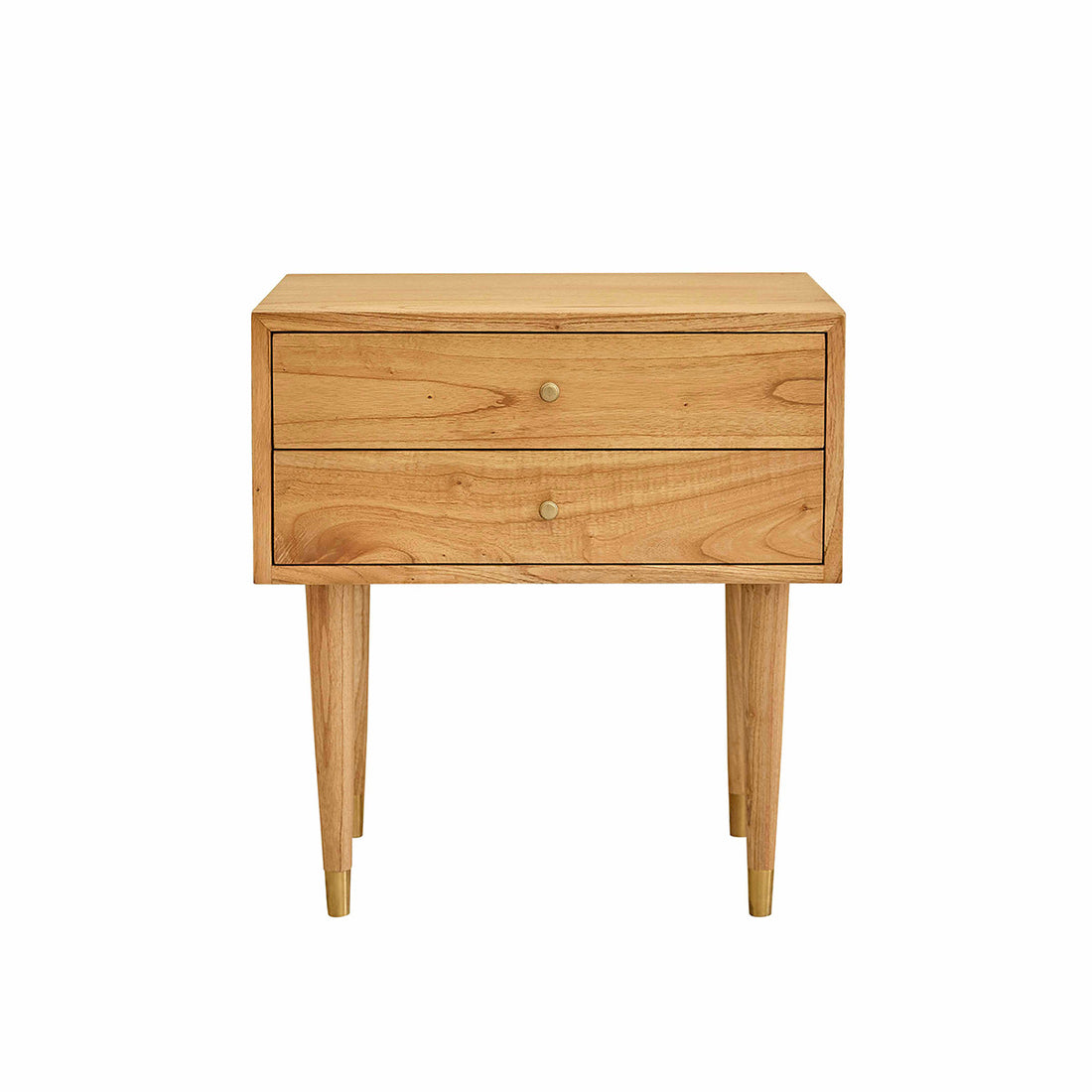 PIA - Table de chevet en mindi massif 60 cm