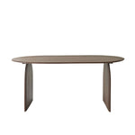 Table en manguier massif finition noyer 6/8 pers.