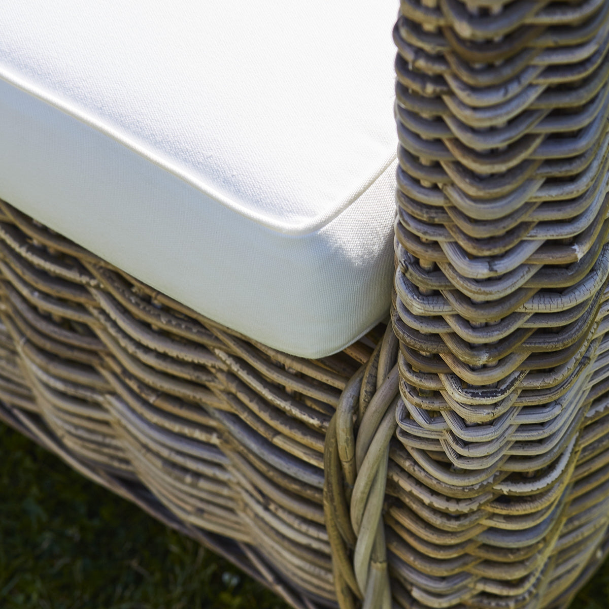 MUSA - Fauteuil de jardin en kubu naturel (lot de 2)