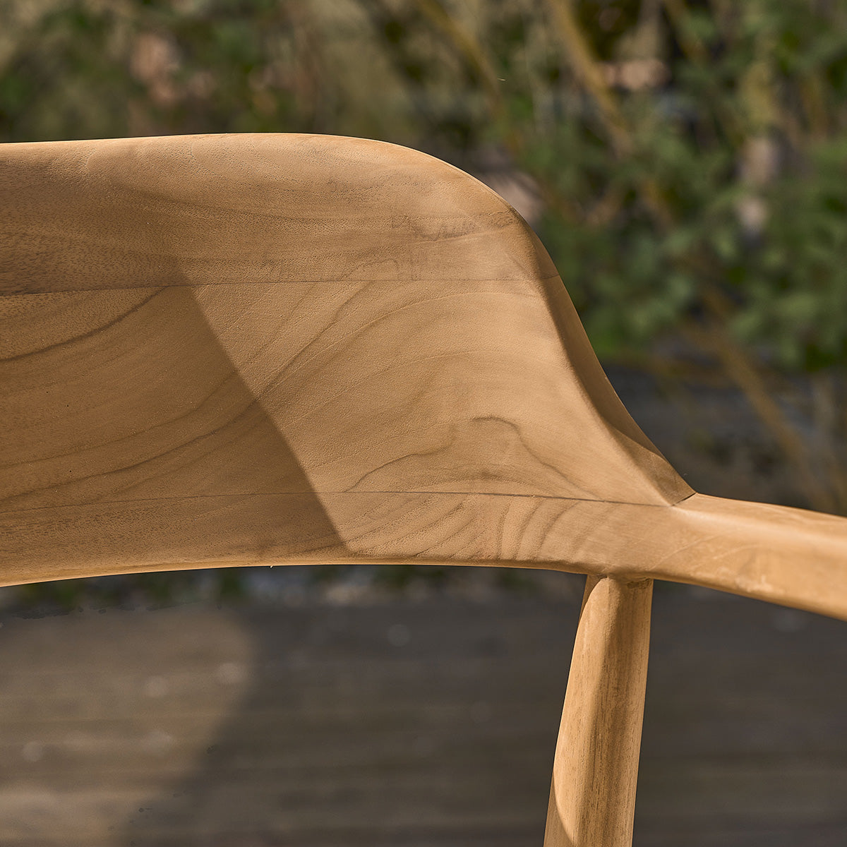 ALIZÉ - Fauteuil de jardin en teck massif et cordage