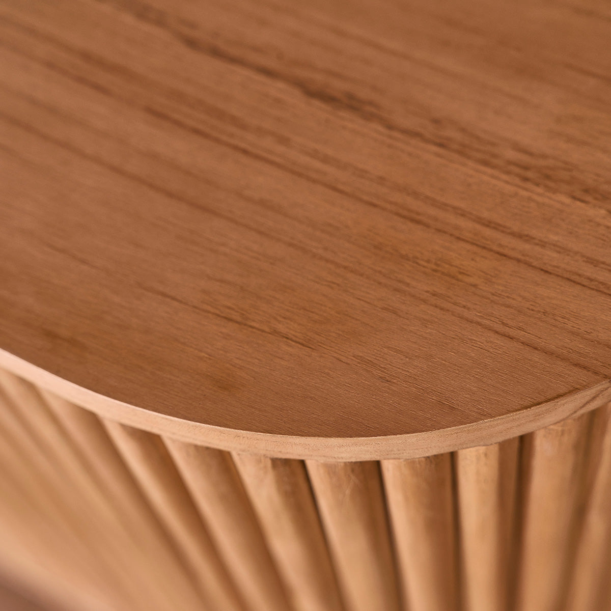 COLINE - Meuble sous vasque en teck massif 90 cm