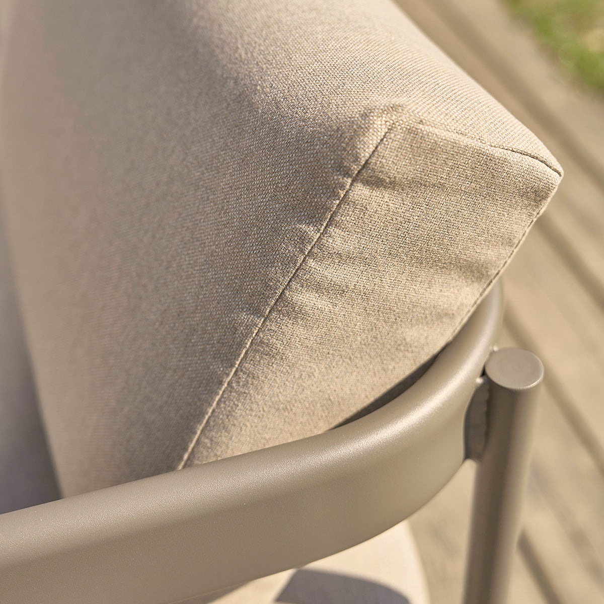 ALVAR - Salon de jardin bas en aluminium