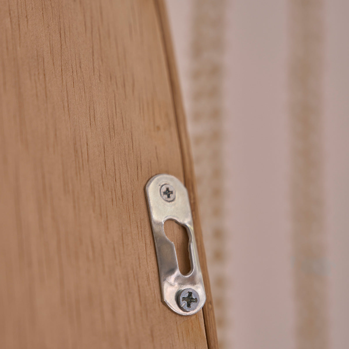 LEON - Miroir en rotin 120x60 cm