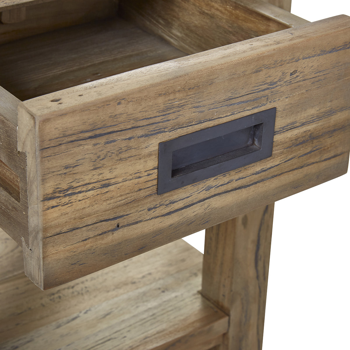 CARGO - Table de chevet en teck massif recyclé 45 cm
