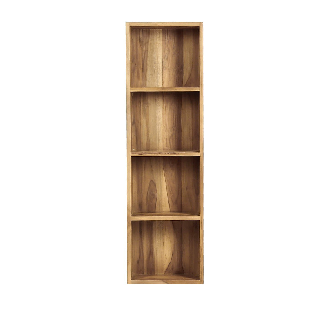 Colonne de salle de bain en teck massif suspendue 120 cm