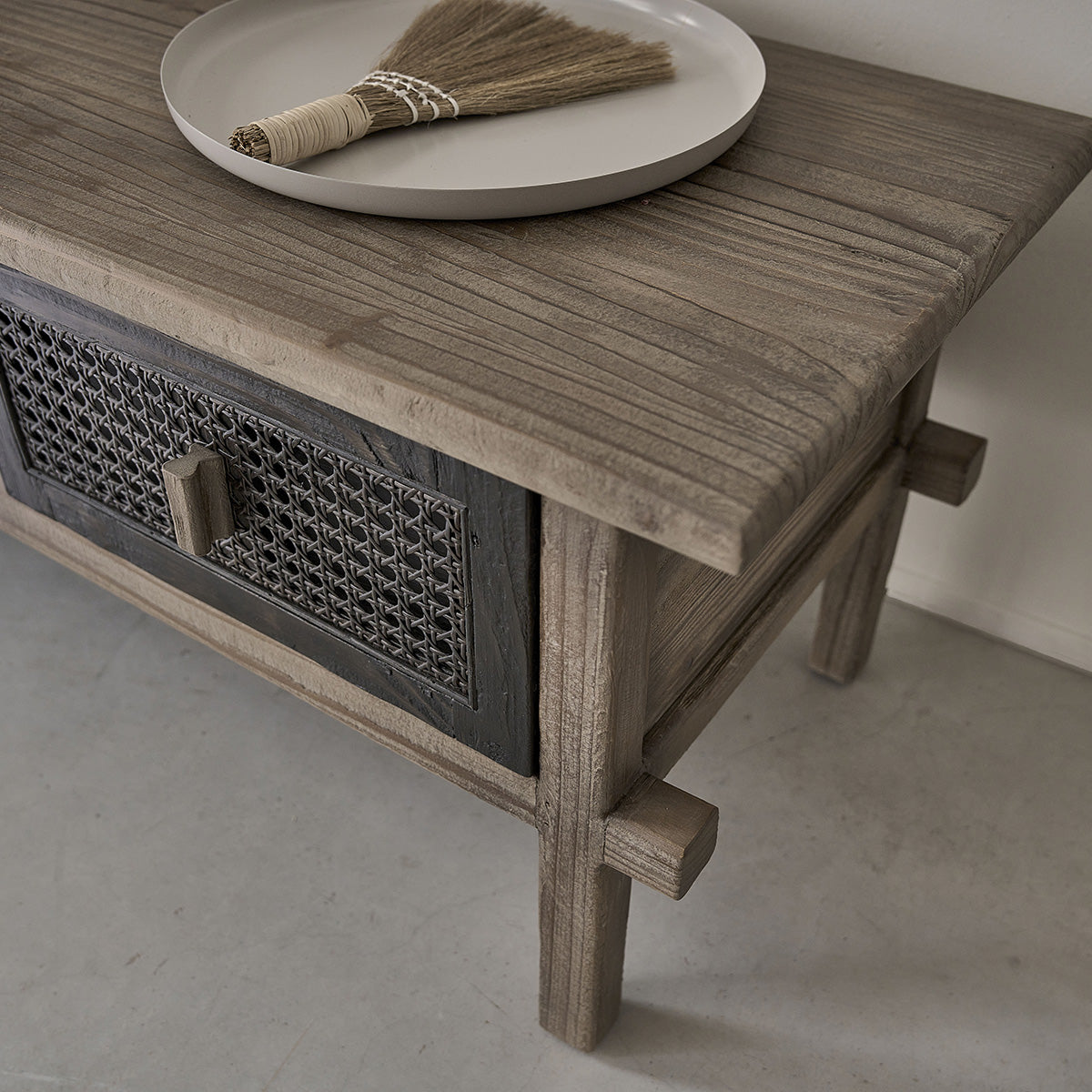 JUNKO - Meuble TV en bois recyclé massif 145 cm