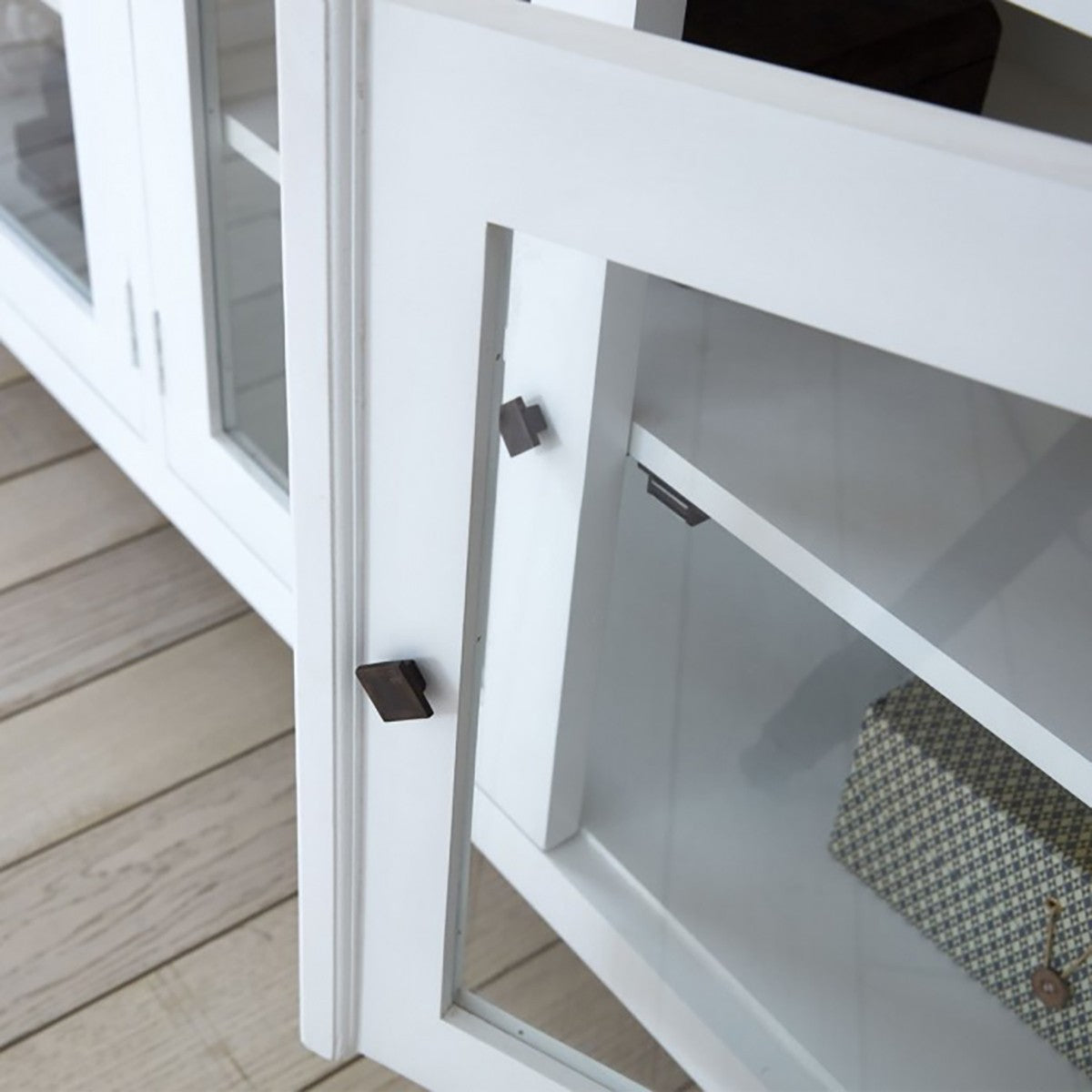 LONDRES - Buffet en acajou et teck massif 180 cm