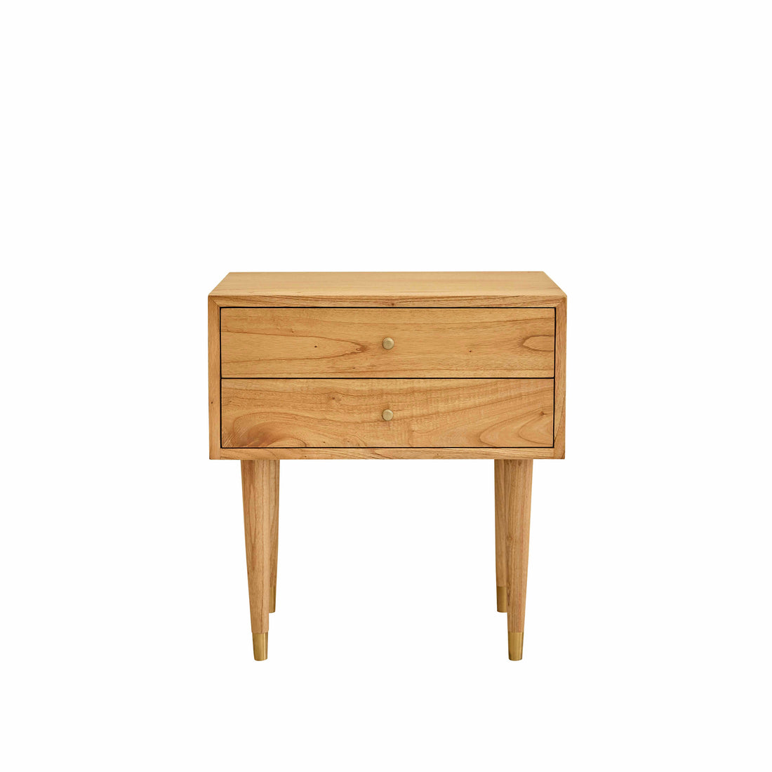 PIA - Table de chevet en mindi massif 60 cm