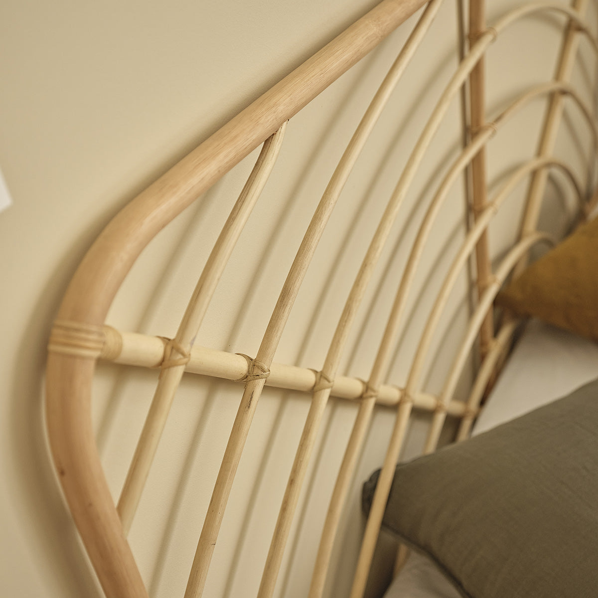 BOHO - Tête de lit en rotin 160 cm