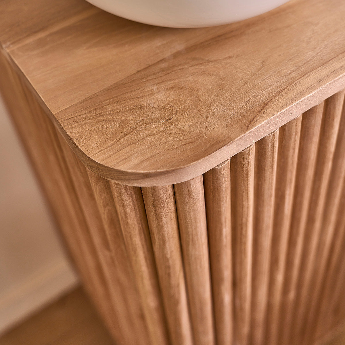 COLINE - Lave main en teck massif 40 cm