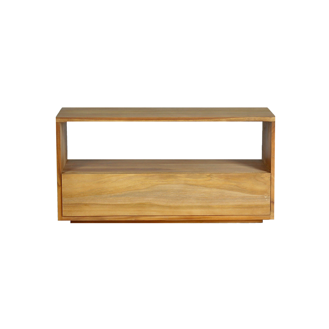 NIDO - Meuble TV en teck massif 90 cm
