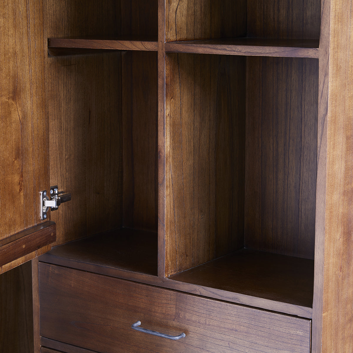 VINTAGE - Double colonne de salle de bain en mindi massif 170 cm