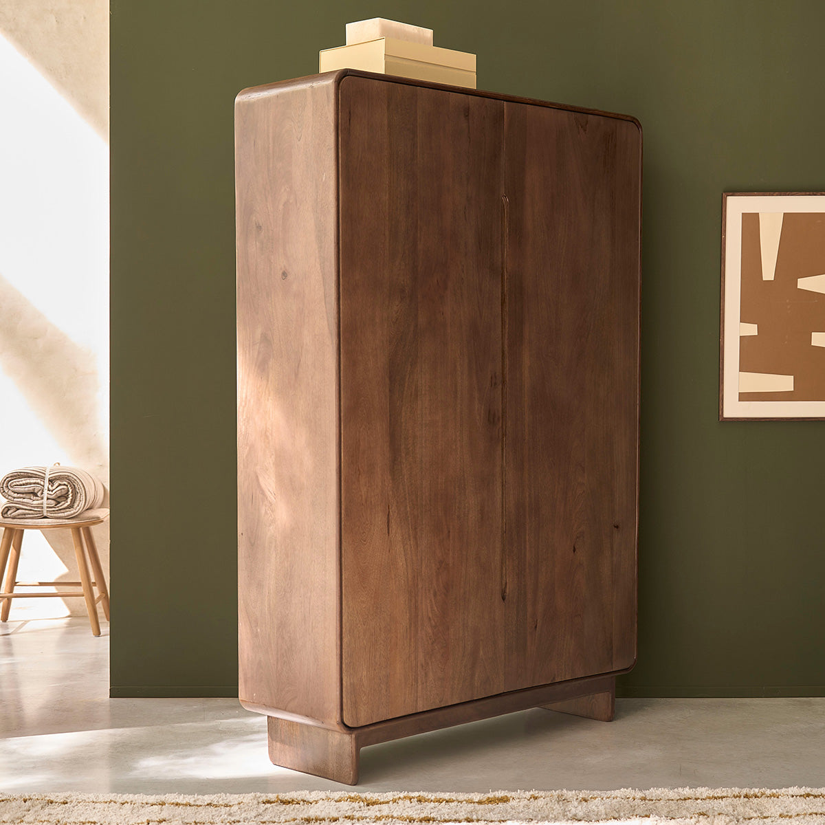 SOFIA - Armoire en manguier massif 120 cm