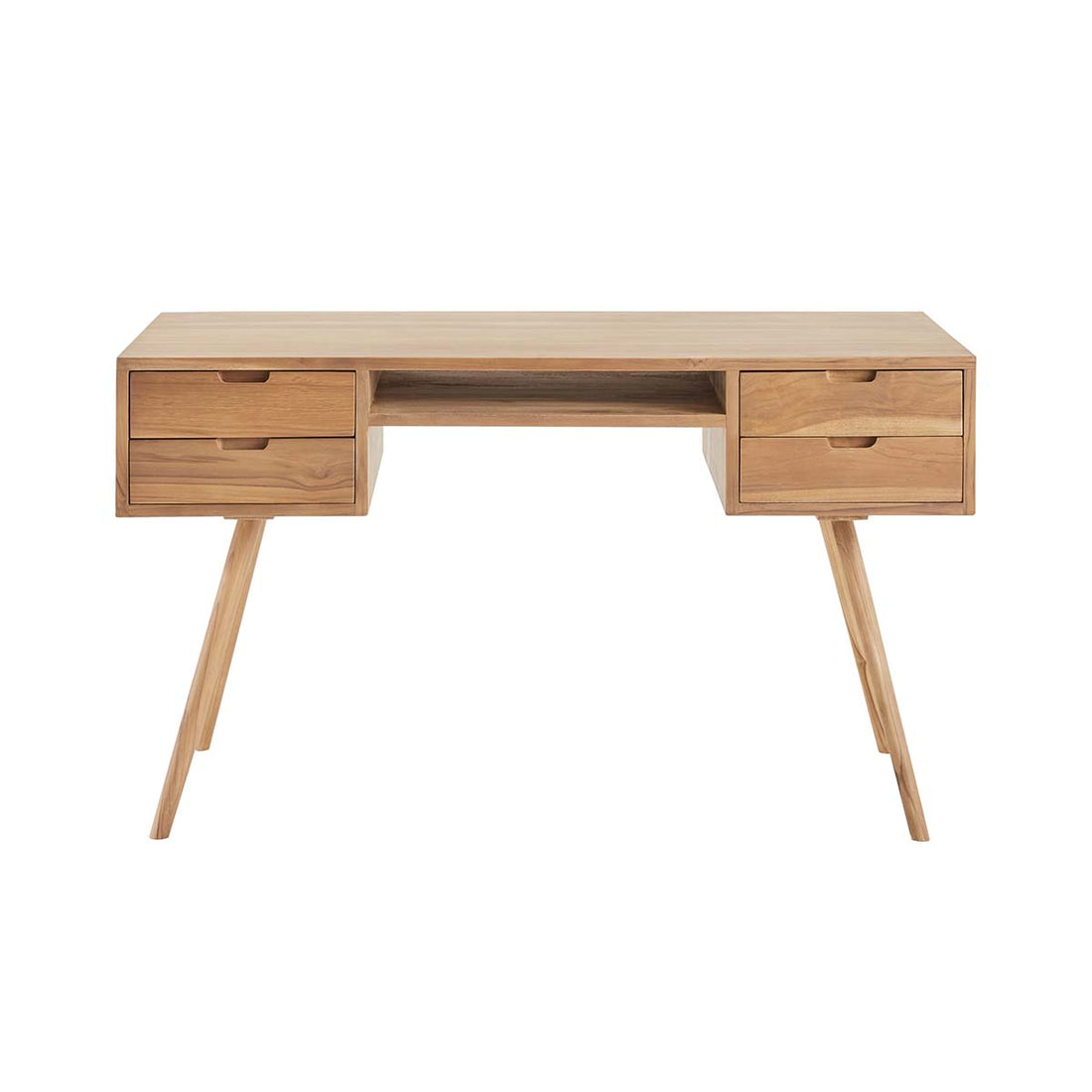 ISAURE - Bureau en teck massif 130 cm