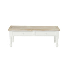 Table basse en acajou massif 130 cm
