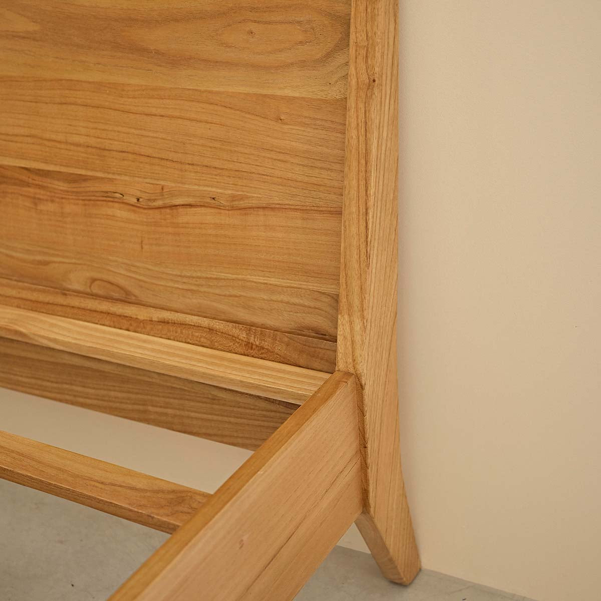 PIA - Lit en mindi massif 160 cm avec sommier