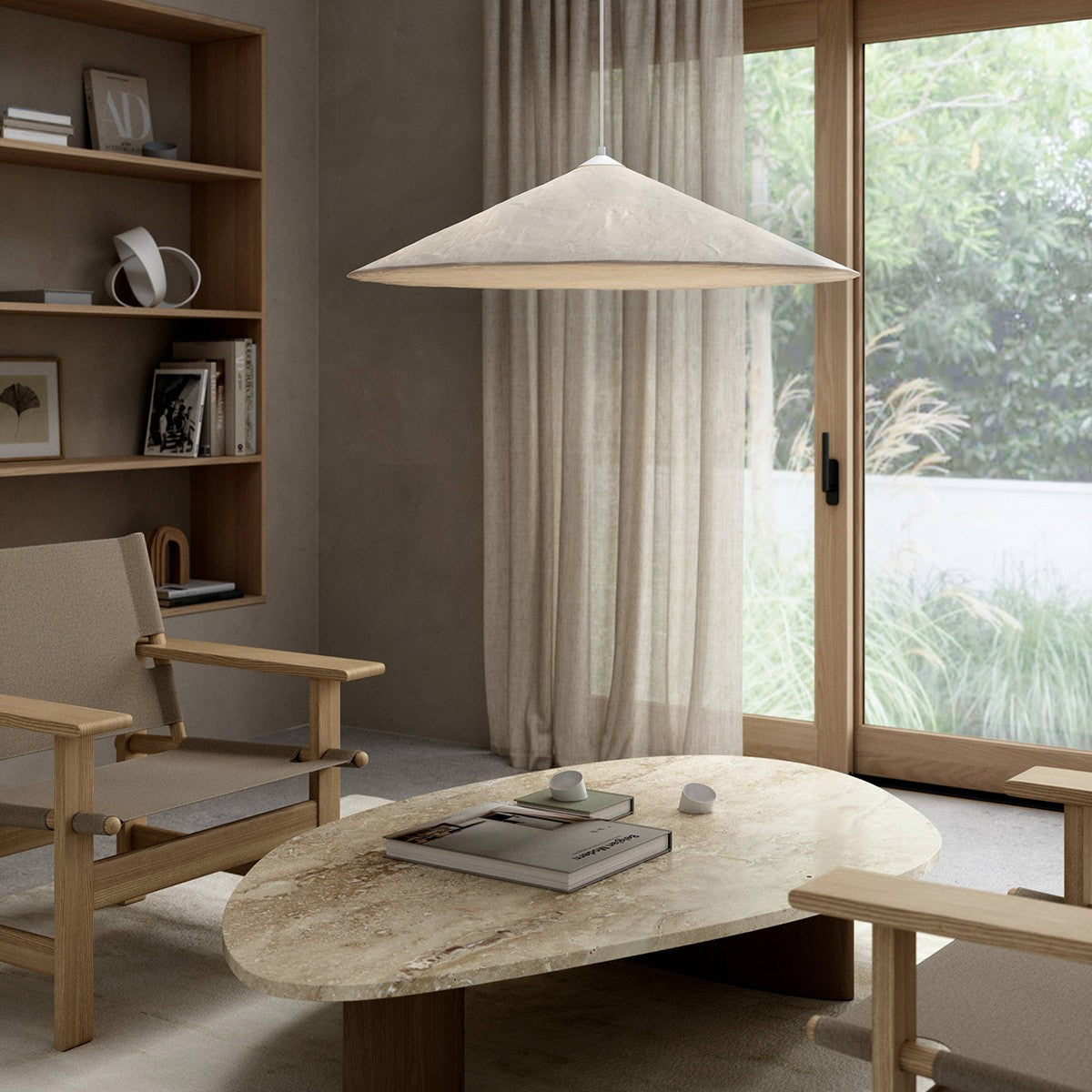 Suspension Hill Ø 55 cm blanc