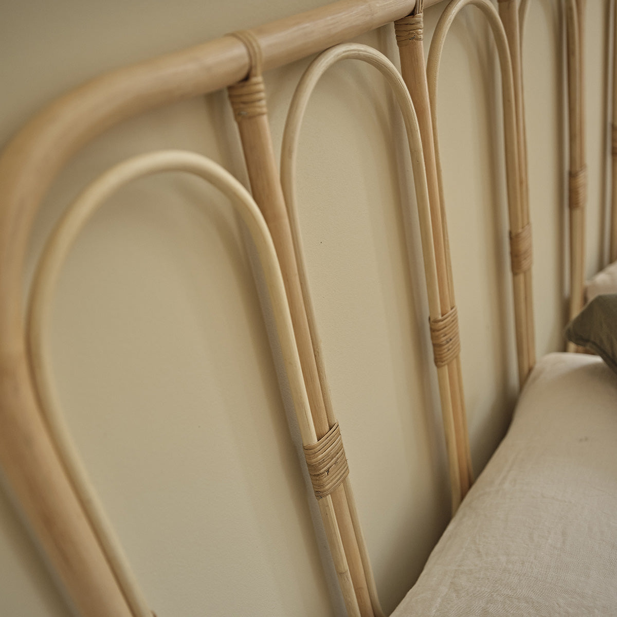 BOHO - Tête de lit en rotin 160 cm