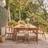 Salon de jardin en teck massif 8 pers.