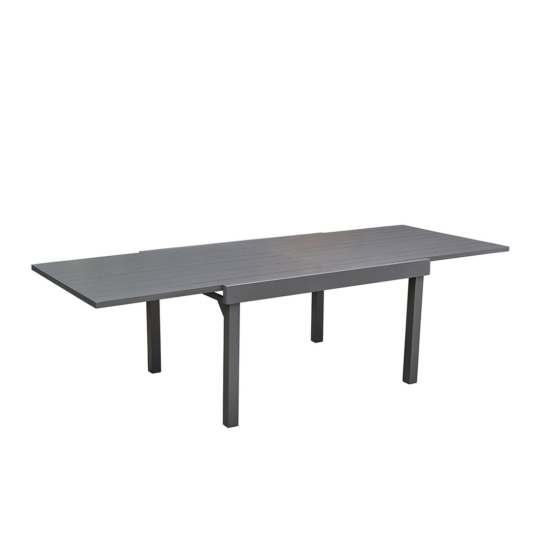 MODULO - Table de jardin en aluminium extensible gris 6/10 pers.